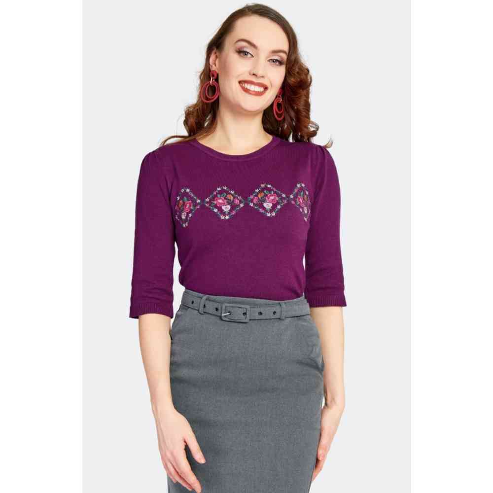 Voodoo Vixen Forest Bunny 40 Luvun Jumper Vihrea